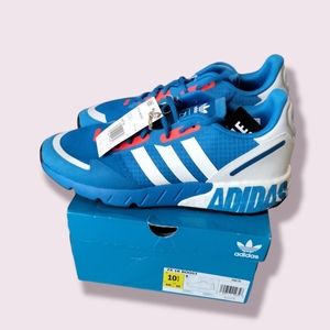 NWT Adidas Originals ZX 1K Boost Royal Blue Sneakers DEADSTOCK